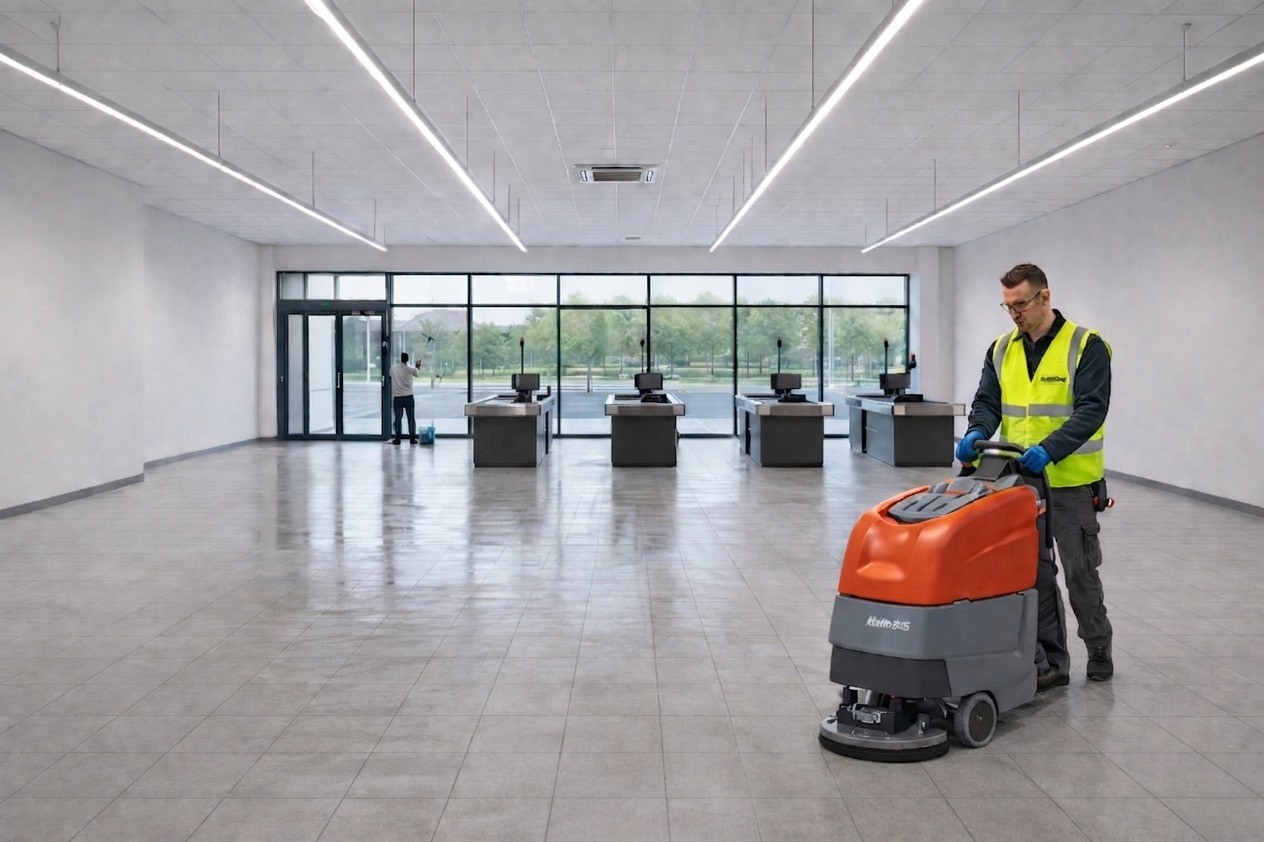 Sprzątanie pobudowlane obiektów handlowych — Shelby Group
